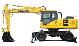 Escavatori gommati Komatsu PW200-7E0