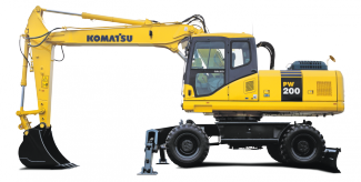 Escavatori gommati Komatsu PW200-7E0
