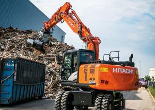 Escavatori gommati Hitachi ZX170W-6