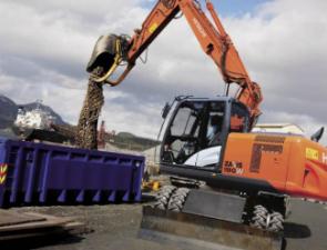 Escavatori gommati Hitachi ZX190W-5
