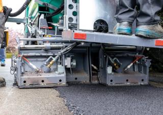 Finitrici stradali gommate Vögele Mini 502