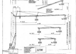 Gru a torre - rotazione bassa Cattaneo CM 74 A