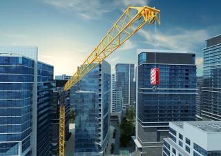 Gru a torre a braccio impennabile Liebherr 195 HC-LH 6/12