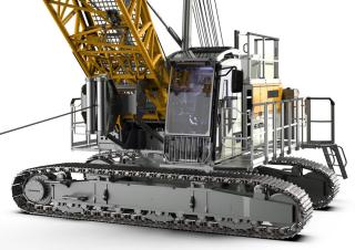 Gru cingolate - braccio a traliccio Liebherr HS 8070.1