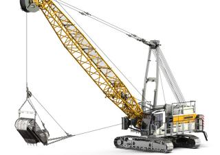Gru cingolate - braccio a traliccio Liebherr HS 8070.1