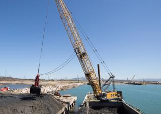 Gru cingolate - braccio a traliccio Liebherr HS 8300.1