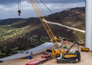 Gru cingolate - braccio a traliccio Liebherr LR 1110 