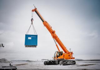 Gru cingolate - braccio telescopico Liebherr LTR 1040