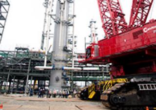 Gru cingolate - braccio a traliccio Manitowoc 31000