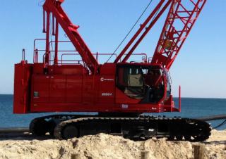 Gru cingolate - braccio a traliccio Manitowoc 8500-1