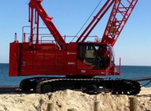 Gru cingolate - braccio a traliccio Manitowoc 8500 E-1