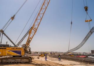 Gru cingolate - braccio a traliccio Liebherr HS 8050 HD