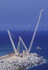 Gru cingolate - braccio a traliccio Liebherr LR 11350