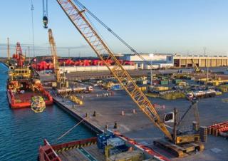Gru cingolate - braccio a traliccio Liebherr LR 1250