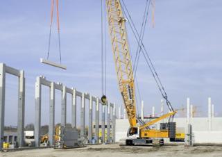 Gru cingolate - braccio a traliccio Liebherr LR 1250