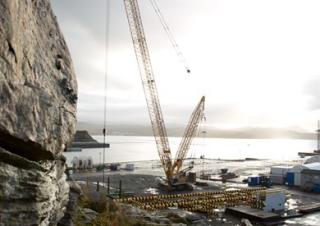 Gru cingolate - braccio a traliccio Liebherr LR 1300 SX