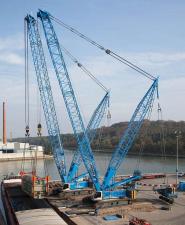 Gru cingolate - braccio a traliccio Liebherr LR 1300 SX