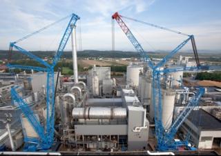 Gru cingolate - braccio a traliccio Liebherr LR 1600/2