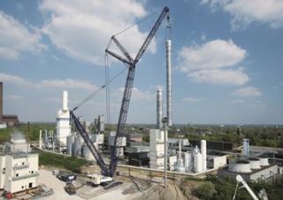 Gru cingolate - braccio a traliccio Liebherr LR 1600/2
