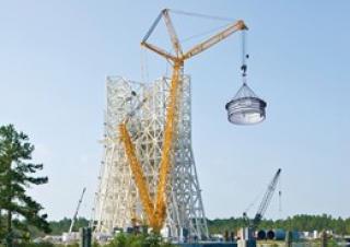 Gru cingolate - braccio a traliccio Liebherr LR 1600/2