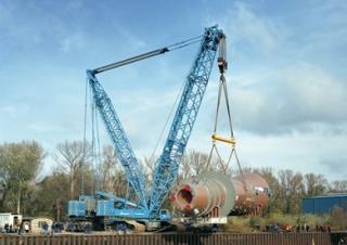 Gru cingolate - braccio a traliccio Liebherr LR 1750/2