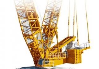 Gru cingolate - braccio a traliccio Liebherr LR 1750/2