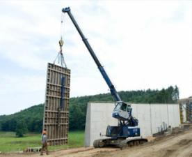 Gru cingolate - braccio telescopico Sennebogen 613 R