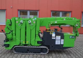 Gru cingolate - braccio telescopico UNIC Eco BRK 350