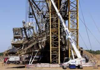 Gru cingolate - braccio telescopico Liebherr LTR 1060