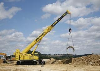 Gru cingolate - braccio telescopico Liebherr LTR 1100