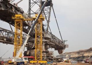 Gru cingolate - braccio telescopico Liebherr LTR 1100