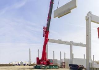 Gru cingolate - braccio telescopico Liebherr LTR 1100