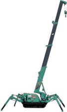 Gru cingolate - braccio telescopico Maeda MC 174 CRM *