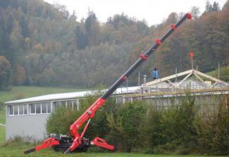Gru cingolate - braccio telescopico UNIC URW-706