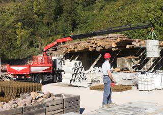 Gru per autocarro idrauliche Fassi F 120 B 0.23 e-active