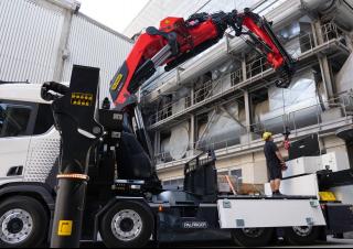 Gru per autocarro idrauliche Palfinger PK 1650 TEC H
