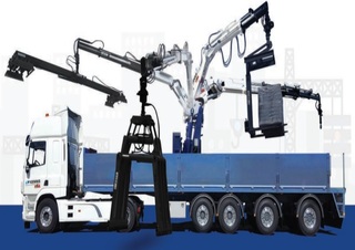 Gru per autocarro su slitta Kennis R 40 E 94-3
