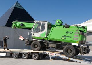 Gru semoventi - braccio telescopico Sennebogen 643E