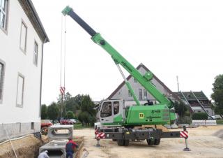 Gru semoventi - braccio telescopico Sennebogen 643E