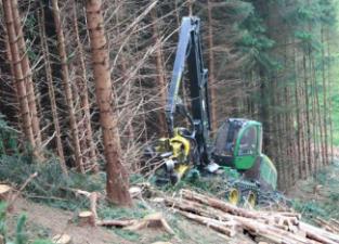 Macchine forestali Harvester forestali John Deere 1270 E IT4