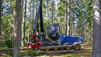 Macchine forestali Harvester forestali Rottne H 11