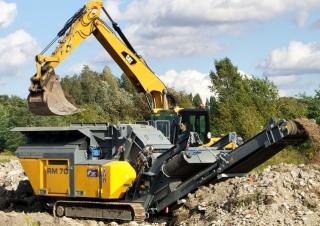 Impianti di riciclaggio calcinacci Rubble Master RM 70 GO!