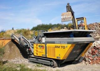 Impianti di riciclaggio calcinacci Rubble Master RM 70 GO!