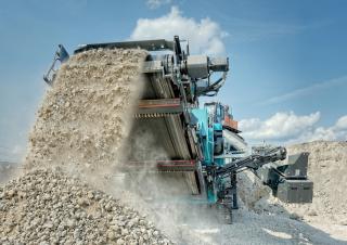 Impianti di riciclaggio calcinacci Powerscreen Trakpactor 260SR