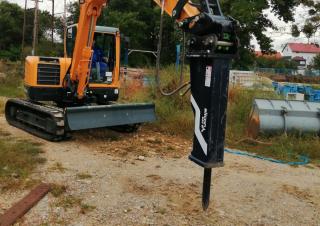 Accessori e attacchi Martelli demolitori idraulici Daemo B50