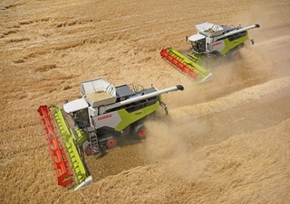 Mietitrebbie Claas Trion 720 Terra Trac