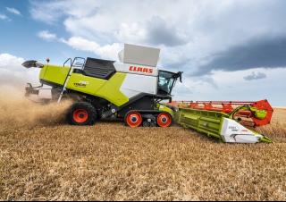 Mietitrebbie Claas Trion 750 Terra Trac   