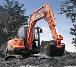 Escavatori gommati Doosan DX 55