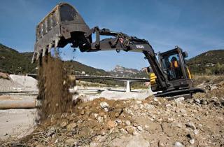 Miniescavatori Volvo EC55C