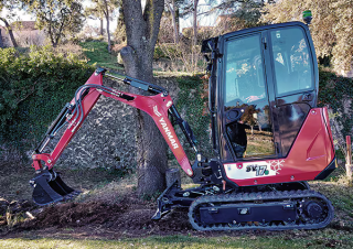 Escavatori cingolati elettrici Yanmar SV17e
